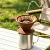 Cone-shaped Coffee Filter Basket Reusable Dripping Coffee Device  Home Coffee Brewing