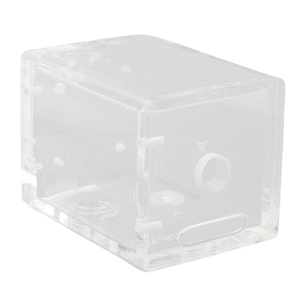 Computer Water Tank Cooler 80mm 150ml Acrylic G1 4x4 Water Cooling Reservoir with Filter for Computer Cooling System