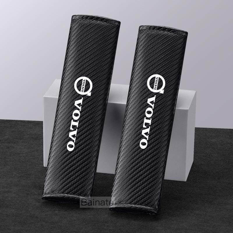 

2Pcs Carbon Fiber Car Seat Belt Protection Shoulder Strap Cover For Volvo V60 V40 XC90 S60 XC60 V50 V70 S90 XC40 S80 T6 V90 EX30
