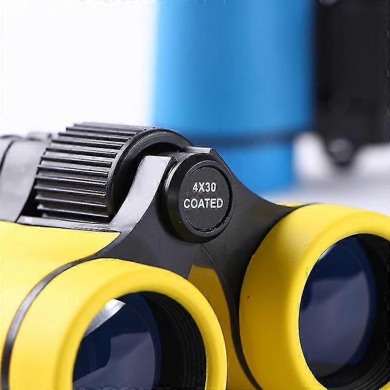 Telescope Rubber 4x30 Plastic Children Binoculars Pocket Size Telescope Maginification Compatible