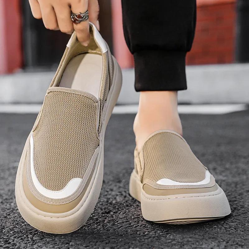 Modische Sneaker für Herren Slipper Weiche Sportschuhe Atmungsaktive Mesh Laufschuhe Herren Hohe Qualität Leichtgewicht tenis zapatillas de hombre