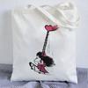 Kawaii Shopping Bag Mafalda Cute Anime Harajuku Canvas Bag Tote Bag Lady Handbag Large Capacity Shopper Bag Casual Shoulder Bag