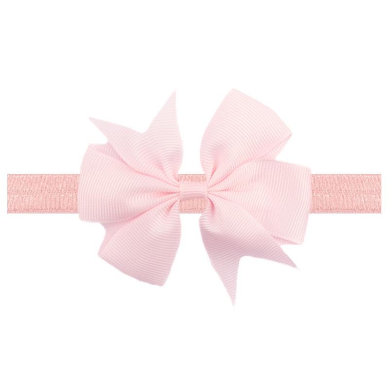 Children's headband, solid V-shaped ribbon, dovetail baby bow headband 21 colors