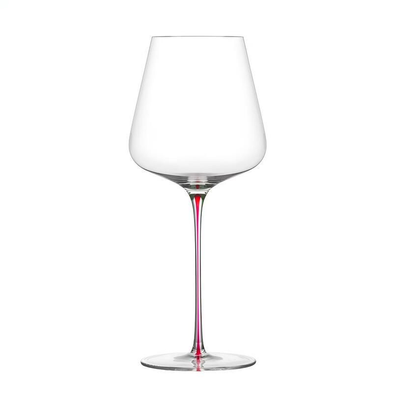 Light Luxury Red Core Crystal Bordeaux Wine Glass