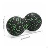 Peanut Massage Ball Muscle Soreness Relief Fascia Tool Lightweight Expanded Polypropylene