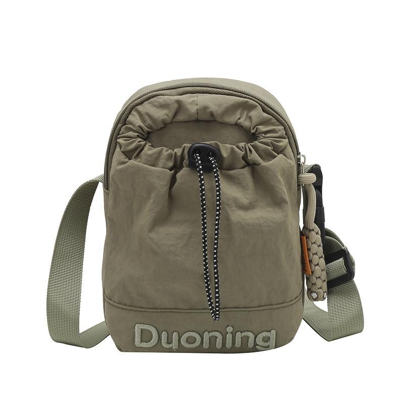 Nylon Crossbody Bag With Letter Design For Casual Streetwear And Daily Use