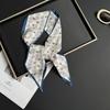 Silk scarf long strip high-end new decorative scarf multi-purpose headscarf headband tied bag streamer silk scarf belt