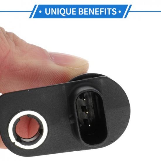 Crankshaft Position Sensor for Chevy Cruze 14 16-19 No12662536 1 Pc Black