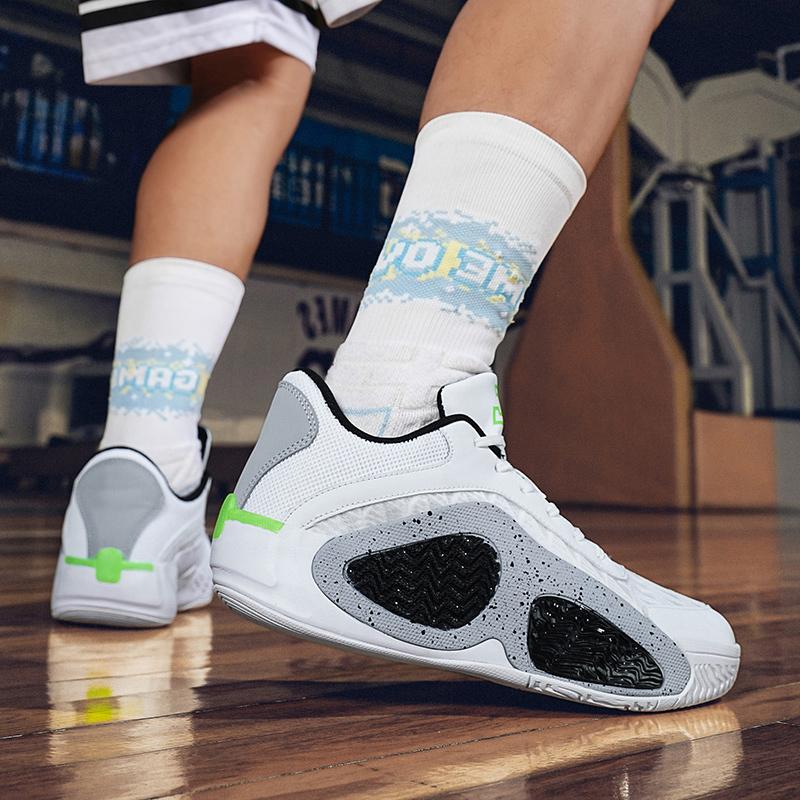 Zapatillas de baloncesto para hombre, transpirables, con amortiguación, antideslizantes, para correr, entrenamiento en gimnasio, deportivas para mujer