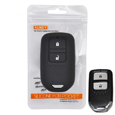 Silikon Auto Schlüssel Fall Für Honda Fit HR-V Vezel Jazz City Civic Accord Odyssey Cross Abdeckung Keyless Fob Shell Haut halter