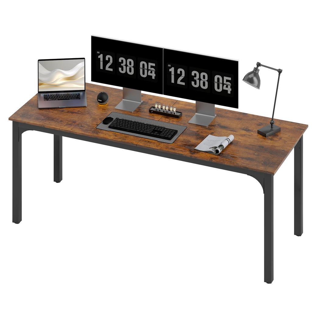 Desk, Computer Table, Rustic Design, Plenty of Space, Particleboard, Brown