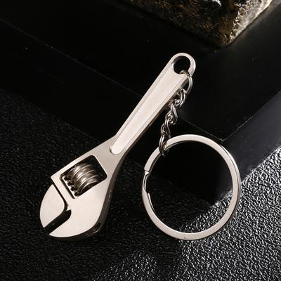 Spanner Pendant Metal Car Keychain Men Keyring Hanging Decor