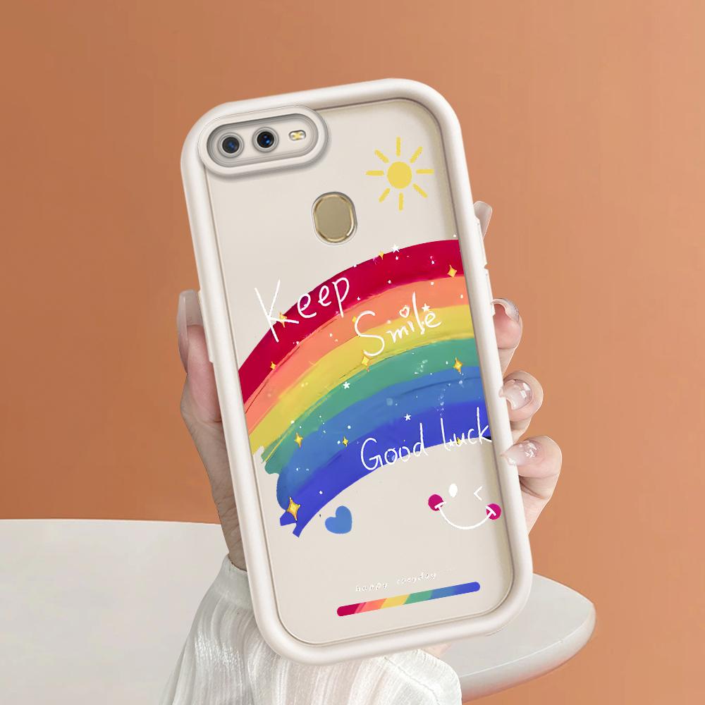 Coque de protection antichoc en silicone souple avec motif de dessin animé pour appareil photo OPPO Reno Realme OnePlus