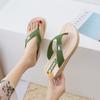 Mode Sandalen Juwelen Slides Kristalle auf Strand Frau Hausschuhe Flip-Flops Schuhe für Frauen Rhenstone Neue Stil H Sandale Schuh Großhandel 39