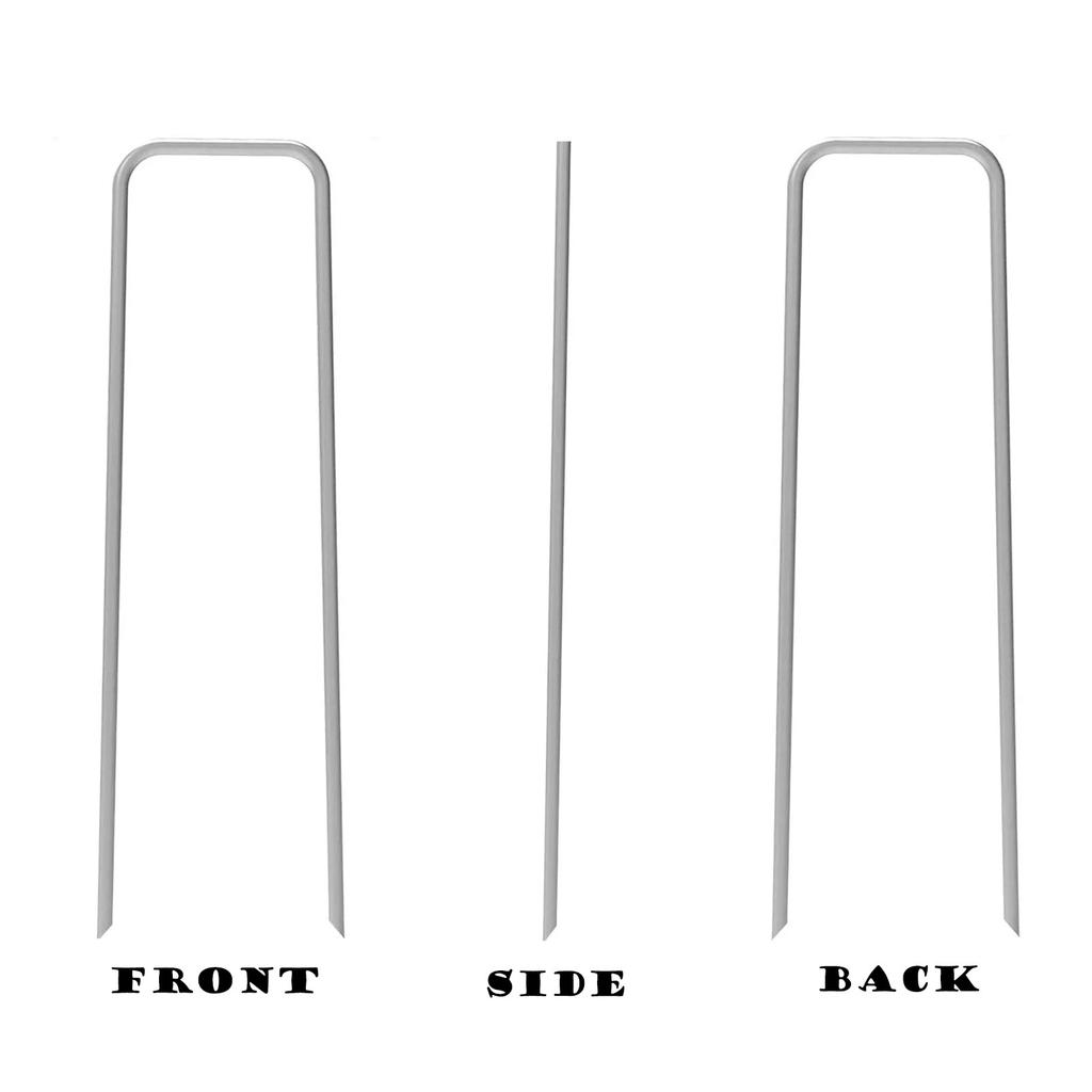100 Packs Of 6-inch Garden Stud Fixing Nails, Nails, For Beautification, Fixing Weeds, Barrier Fabrics, Irrigation , And Fences
