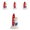 Cartoon Surfing Puppy Resin Ornaments For Photography Props And Decor Home