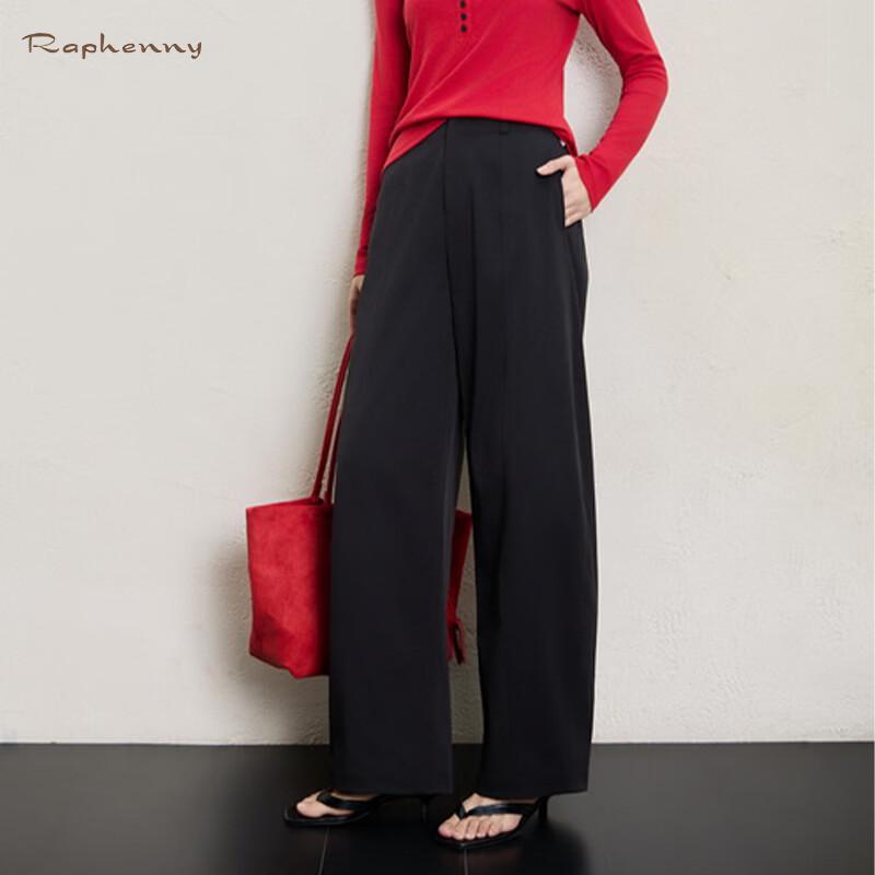 Raphenny Women s Solid Color Breathable Casual Trousers M