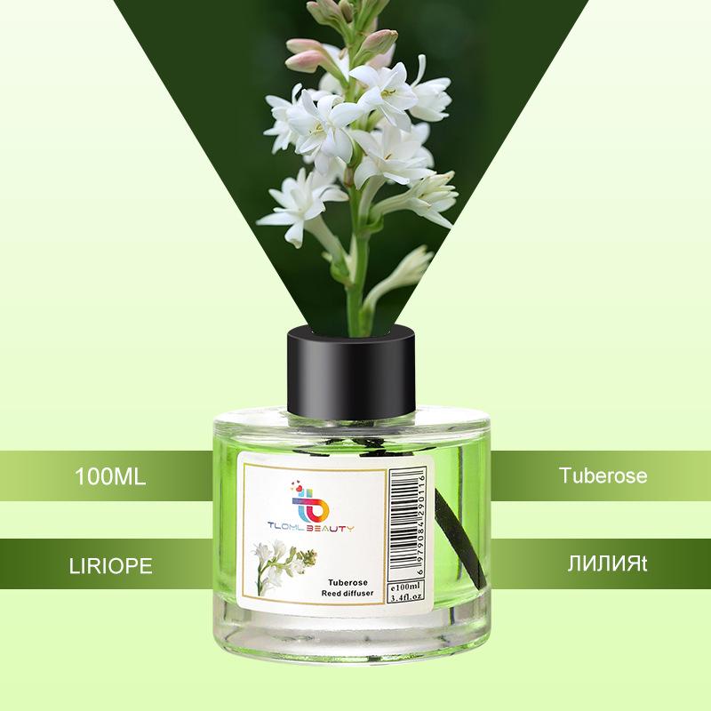 100ml Caramel Scented Reed Diffuser - Flameless Aromatherapy for Home Decor 100ML