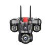 Triple-Lens 6MP Outdoor WiFi Surveillance Camera with Remote HD View