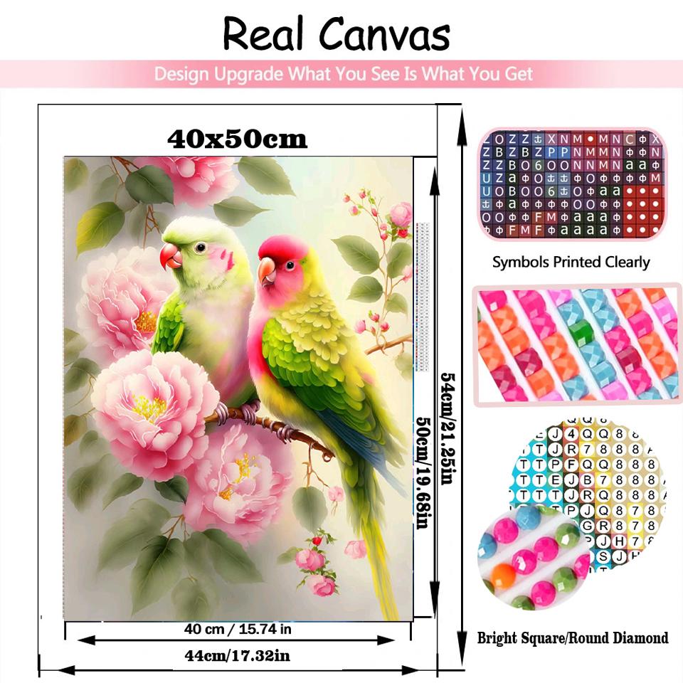 Full Square/Round Drill Diamond 5D DIY Diamond Painting Flower Bird Animal Embroidery Mosaic Cross Stitch Kit Home Decor Gift