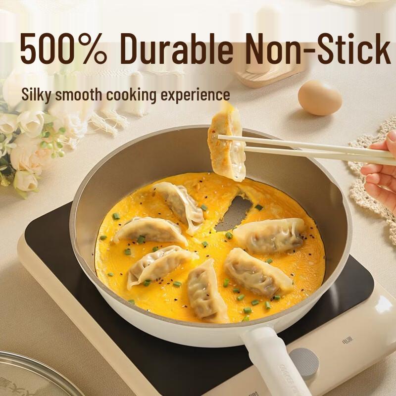 COOKER KING Titanium Shield Non-stick Frying Pan, 20cm