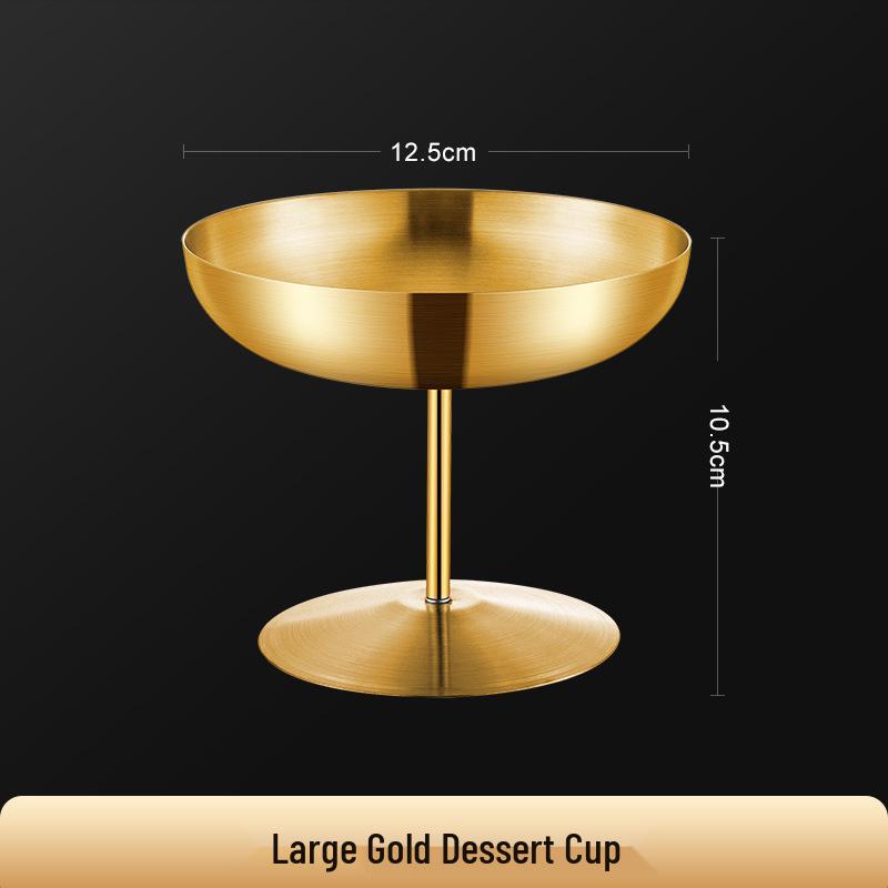 Stainless Steel High-Footed Ice Cream and Dessert Cup