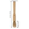 2PCS Long Handle Cleaning Brush Wooden Handle Powder Cleaning Brush  Coffee Machine