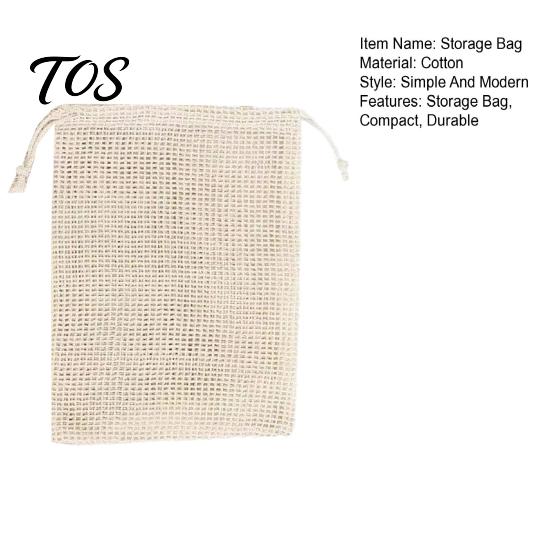 Reusable Vegetable Storage Bags Cotton Mesh Bag with Drawstring Closure, Eco-friendly Washable Eco Conscious Food Keeper Organizer, Sustainable