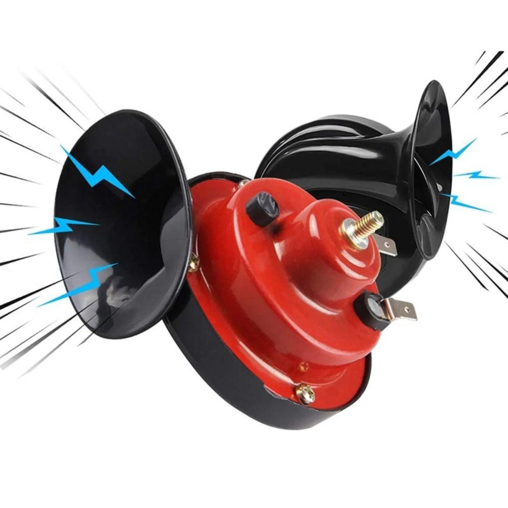 2Pcs Waterproof Loud Car Horn 300DB Air Horns Replacement Kit Motorcycles Speaker  Universal