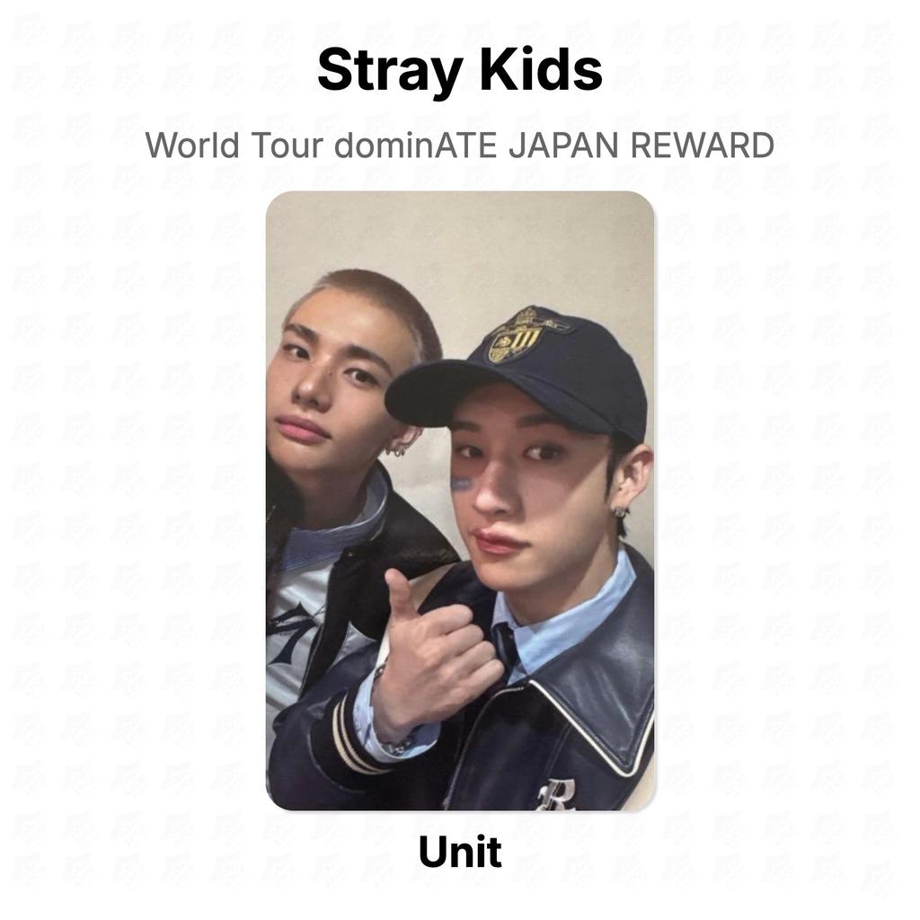Stray Kids World Tour dominATE JAPAN REWARD Official Photocard
