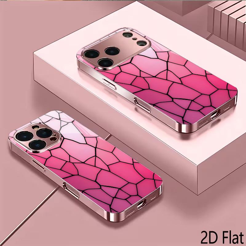 ackGrad 2DFlat For iPhone17 18 16 15 14 13 12 11 Pro Max XS XR 8 7Plus Phone Cover Shockproof Protective Back Cover