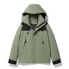 Spring and Autumn Women's Outdoor Single-layer Windproof Assault Single Coat with Removable Hood Casual Sports Coat Jacket