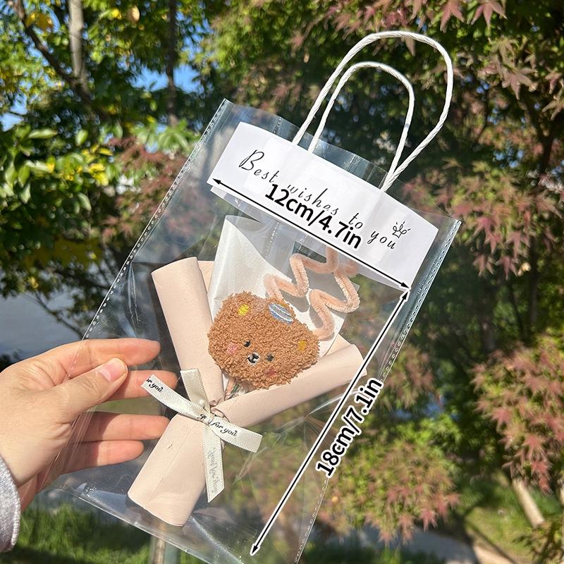 Mini Knitted Bouquet Girlfriend Creative Birthday Valentine's Day Gift Artificial Simulated Small Bouquet Wedding Companion Gift