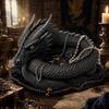 3D-gedrucktes Drachen-Aufbewahrungsfach, Dekorative Schlüsselablage mit Gothic-Fantasy-Design für Ringe, Schlüssel, Münzen, Schmuck, Schreibtisch-Organizer-Tablett für Homeoffice