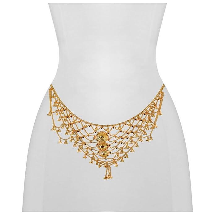 RSINC 1 Gramm Vergoldete Braut-Bauchkette (Hüftgürtel) für Hochzeit, Jahrestag B01IP9R5KA