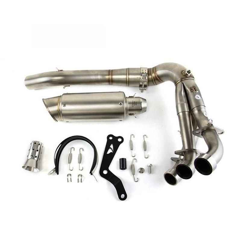 MT-09 2020-2024 For Yamaha XSR900 Exhaust Header Pipe Muffler Tips Whole System Exhaust Systems Exhausts Pipes