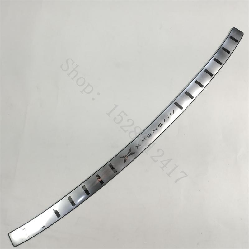 Per XPENG G9 2024 acciaio inossidabile auto Protezione paraurti posteriore Soglia Bagagliaio Piastra battitacco Finitura Accessori auto