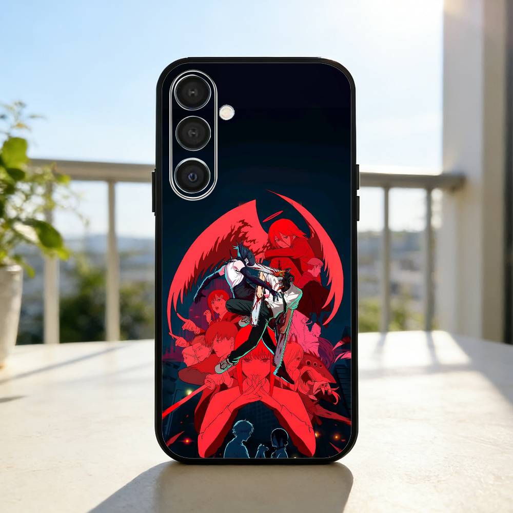 Cool Anime R-Reze Phone Case For Samsung A73,72,71,53,52,51,22,91,80, Soft Black Cover