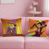 classic animated series Superjail Cushion Cover Soft  EasyWash Pillow Case  Versatile for Couch Bed Travel and Office
