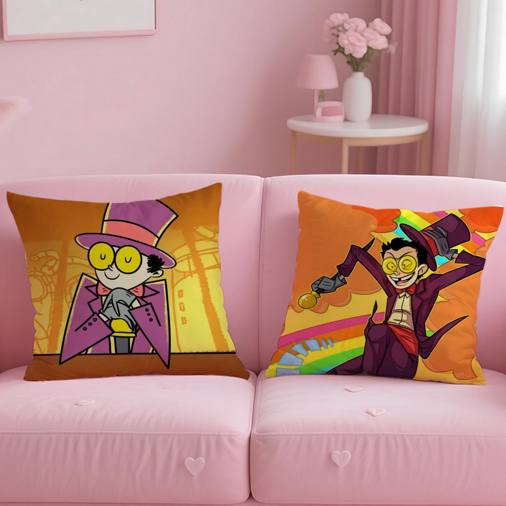 classic animated series Superjail Cushion Cover Soft  EasyWash Pillow Case  Versatile for Couch Bed Travel and Office