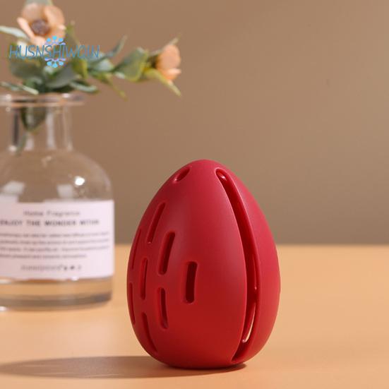 Silikon-Schönheits-Ei-Aufbewahrungskoffer, kompakt, tragbar, staubdicht, atmungsaktiv, Aufbewahrungskoffer für Make-up-Puff-Halter