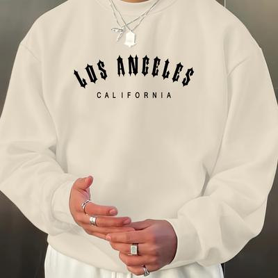 2-Way Stretch & Comfortable, Ideal for Active Lifestyles & Errands, Men's Crew Neck Sweatshirt