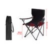 1PC Fishing Chair Lightweight with Storage Bags Outdoor Armrest Beach Stool Hot for Camping Portable Folding Chair Lawn Stool