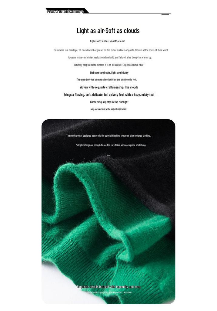 Korean Style V-Neck Color Block Cashmere Knit Women's Base Layer - Loose Fit & Slimming for Autumn/Winter