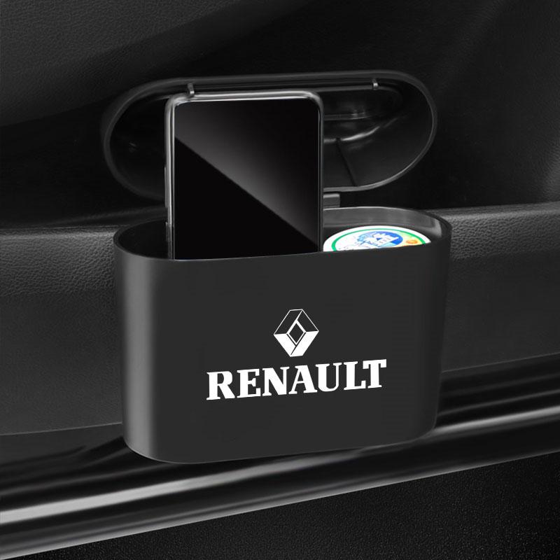 Cutie Depozitare Carcasă Vehicul Negru ABS Pătrat Presare Coș de Gunoi pentru Renault Dacia Megane 2 3 Clio 4 Captur Kadjar Fluence