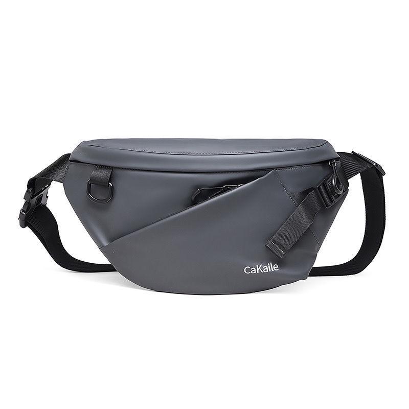 Men's Trendy Japanese Motorcycle Crossbody Chest Bag - Large Capacity, Functional Sports Messenger Backpack