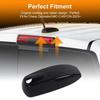 Carbon Fiber Top Roof Antenna Base Bezel Trim Cover For Chevy Colorado -2024