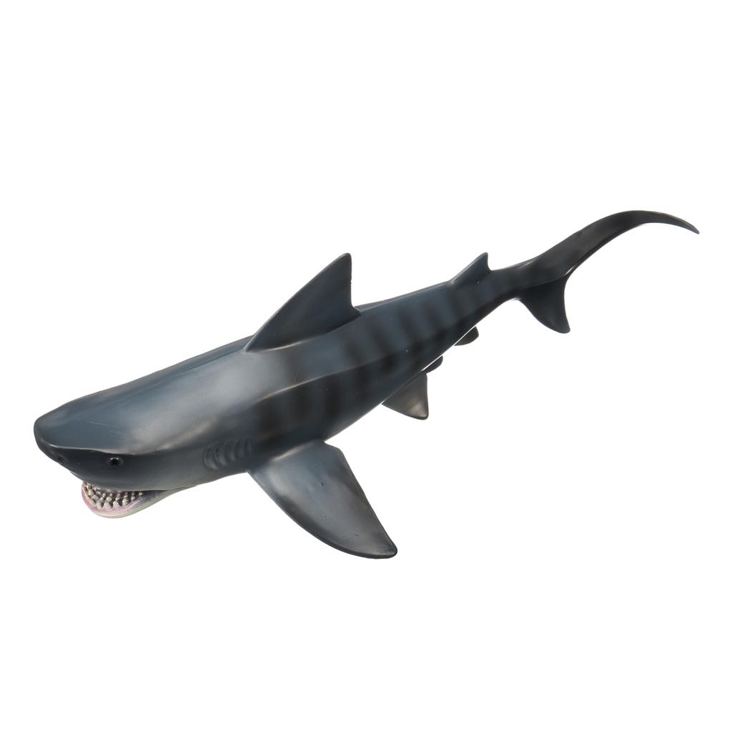 Megalodon Figure Ancient Shark Wild Animal PVC Model Toy Collector Decor Gift