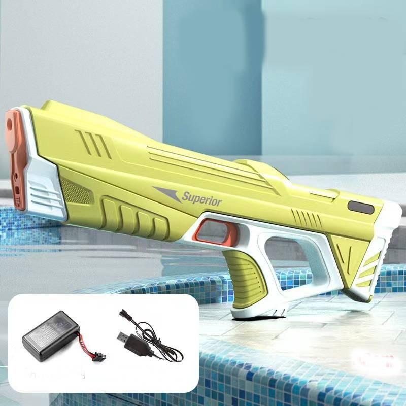 

Capacity Large Electric Automatic Water Gun Summer Water Toys Children Gifts жёлтый