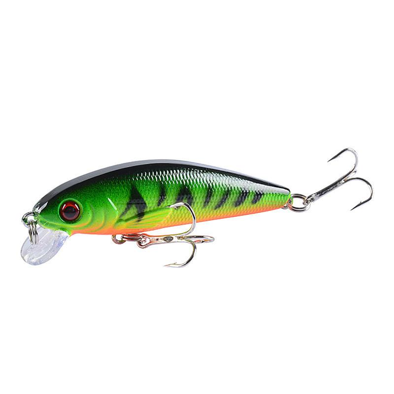 Minnow Fishing Lure Vib 7.2cm 8.7g 3d Eyes Bionic Hard Bait Artificial Fishing Accessories For